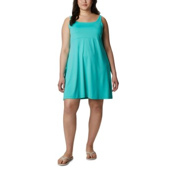 Columbia PFG Freezer III Plus Size, Vestidos Azules Para Mujer | 485076-TNG